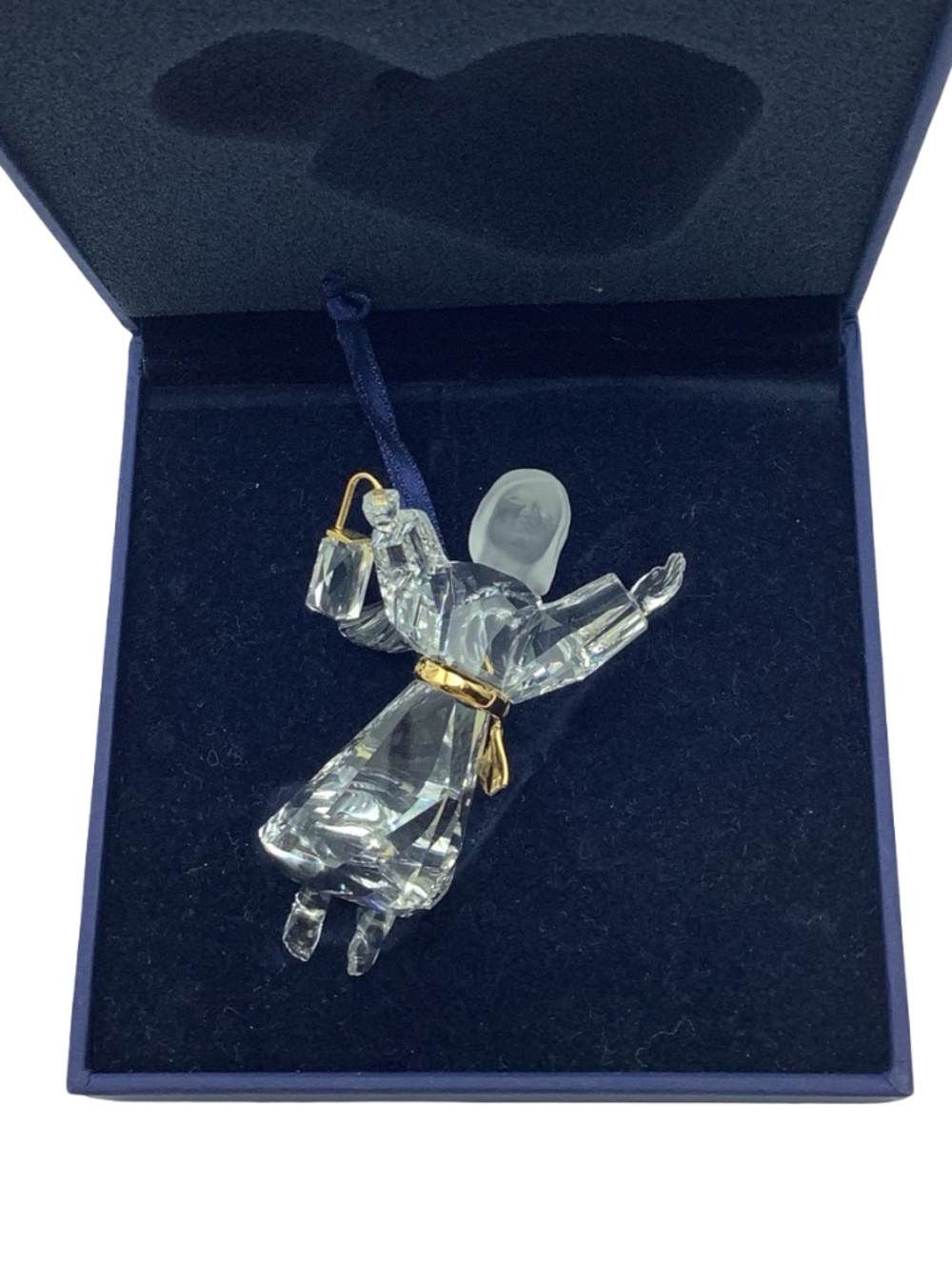 Swarovski Retired Crystal Angel Ornament In Box